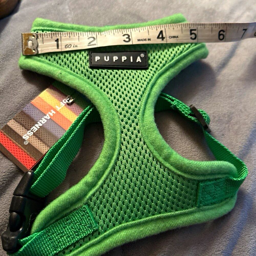 PUPPIA Soft/Vest Mesh Dog Harness Adjustable Polyester Size S AC30 PDCF-AC30